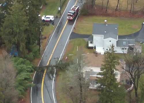 Downed Tree Brings Down Wires, Sparks Fire in Airmont