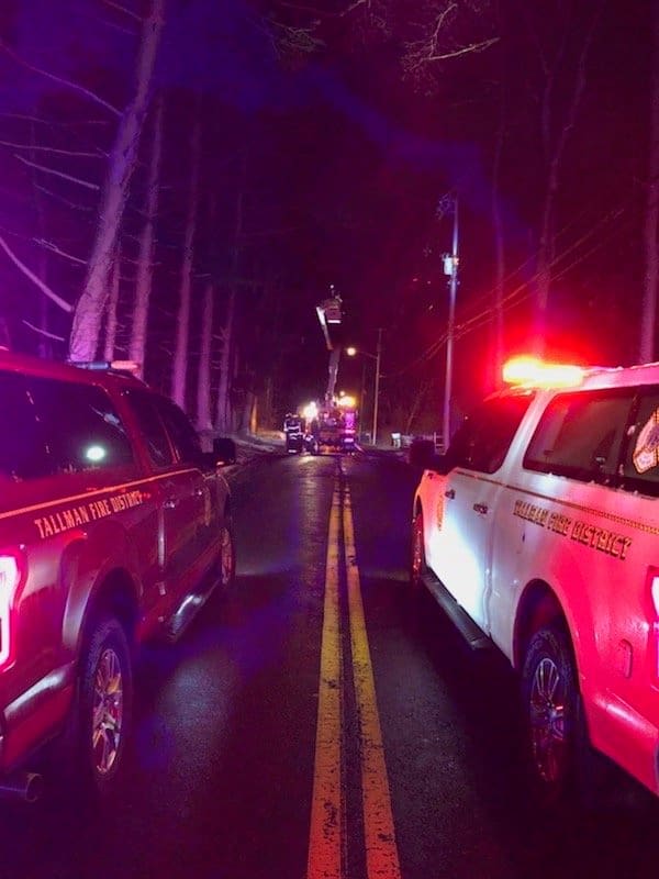 Tallman responds to over 20 calls during Nor'easter